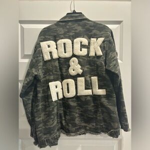 Faded Gypsy camo rock n roll jacket